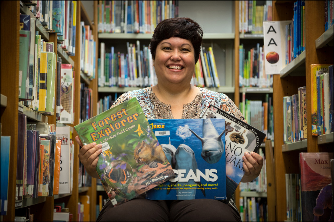 Aliamanu Elementary Librarian Patty Lewis