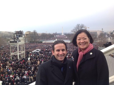 Mazie Hirono and Brian Schatz inauguration