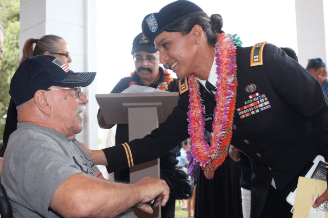 Tulsi Gabbard in uniform