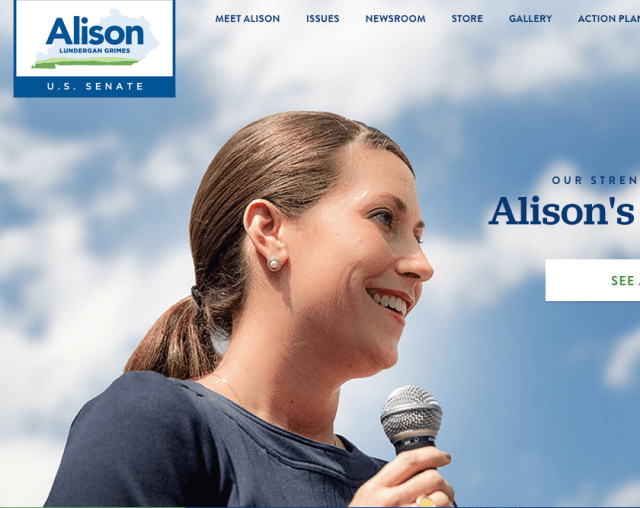 Alison Grimes of Kentucy