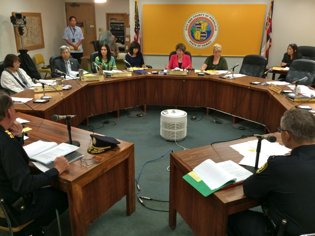 Honolulu City Council HPD hearing