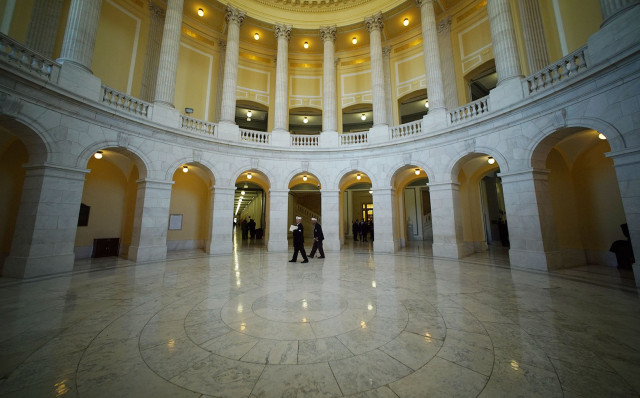 Cannon House Office Building entrance. Congressman Takai’s office located in this building. 23 feb 2015. photograph Cory Lum/Civil Beat