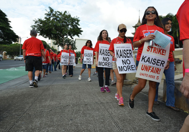 Kaiser Permanente Honolulu Office Strike