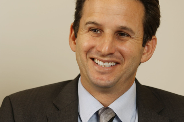 Senator Brian Schatz photographed during DC interview.  26 feb 2015. photograph Cory Lum/Civil Beat