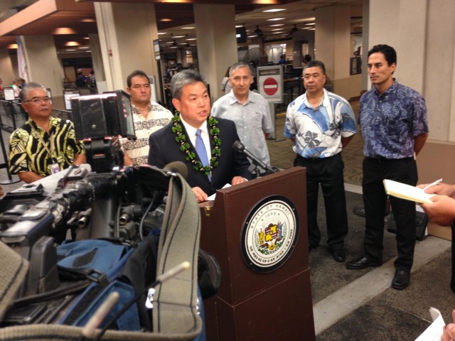 Rep. Takai press conference