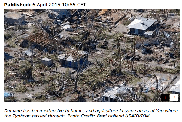 Yap storm damage April 2015.