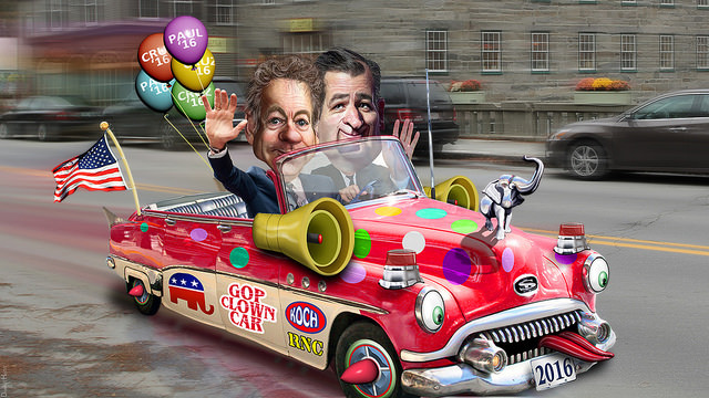 GOP 2016 primary cartoon Rand Paul Ted Cruz