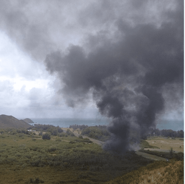 Bellows AFB Marine helicopter crash Waimanlo