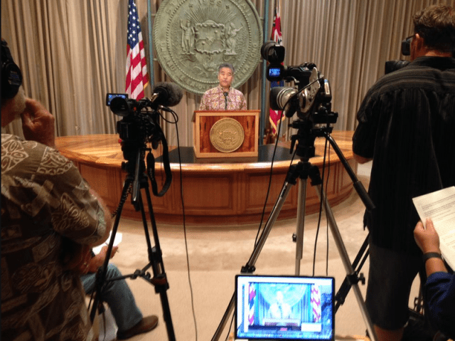 Governor Ige Press Conference