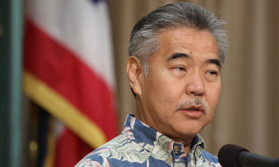Governor David ige during press conference announcing several bills he will veto. 29 june 2015 photograph by Cory Lum/Civil Beat