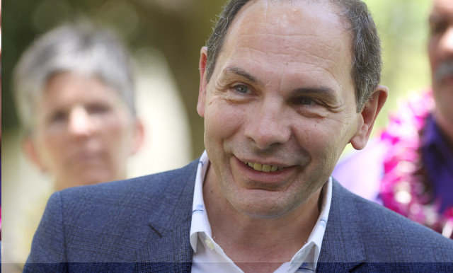 Secretary of Veteran Affairs Robert McDonald during press conference after 'Heroes Housing Heroes', Mayor Caldwell's initiative to house 100 U.S. veterans by the end of 2015. 9 july 2015. photograph Cory Lum/Civil Beat