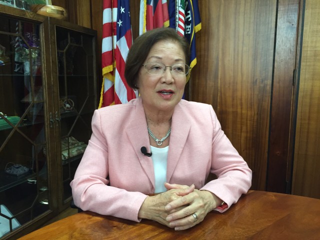 U.S. Sen. Mazie Hirono.