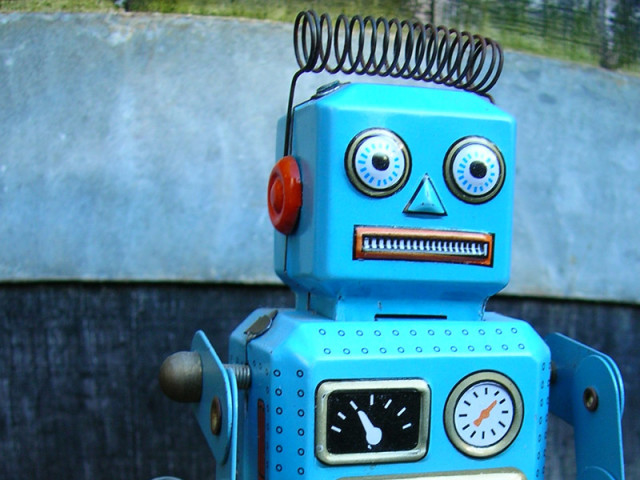 Blue robot