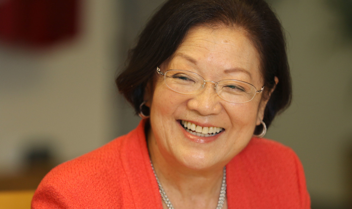 Senator Mazie Hirono editorial board. 24 march 2016.