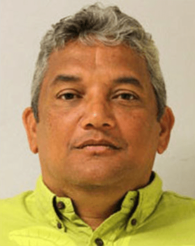 Hawaii Island Mayor Billy Kenoi's mug shot from his March 29 arrest and processing by the Hawaii Police Department. 