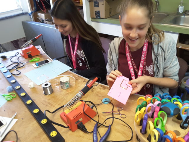 Kauai Makers recently hosted an "Introduce a Girl to Engineering" workshop focused on surface mount soldering.