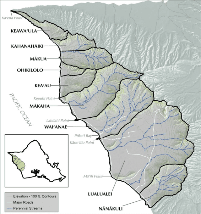 Courtesy of Board of Water Supply, Waianae Watershed Restoration Plan